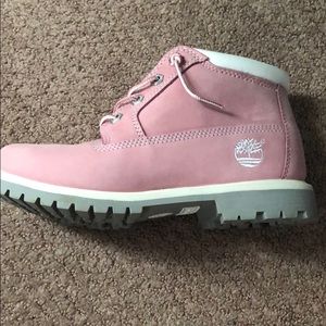 pink timberlands